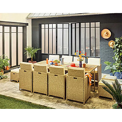 Bestmobilier salon de jardin Cuba - Beige