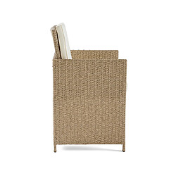 Bestmobilier Salon de jardin Cuba - Beige pas cher