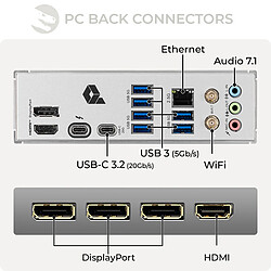 Acheter Sedatech PC Gamer Pro Maxi Vision • Intel Core Ultra 7 265KF • RTX5080 • 32Go DDR5 • 2To SSD M.2 • Windows 11