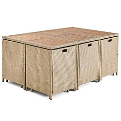 Avis Bestmobilier Salon de jardin Cuba - Beige