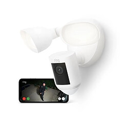Caméra de Surveillance - RING - Spotlight Pro Câblée - Blanc - UE