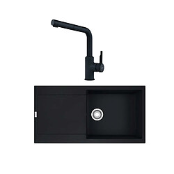 Franke Pack Évier + Mitigeur - 175639 Noir Mat