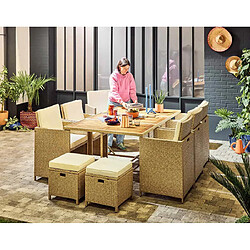 Acheter Bestmobilier Salon de jardin Cuba - Beige