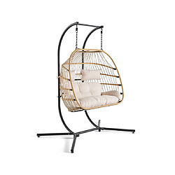 Lisa design salon de jardin 2 places - Beige