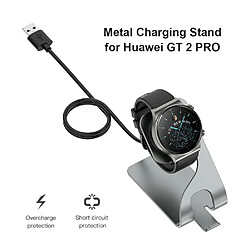Station de charge pour Huawei Watch 3/GT 2 PRO Chargeur en métal et aluminium - USB 1.5m - Protection surtension
