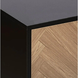 Five Simply Smart Étagère 9 cases Mix'n Door CHEVRONS - Beige et noir pas cher