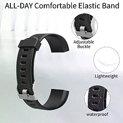 Avis 115Plus HR Fitness Bracelet - Noir/Rouge, Violet/Rouge, Bleu/Rouge, Noir/Violet, Vert/Bleu