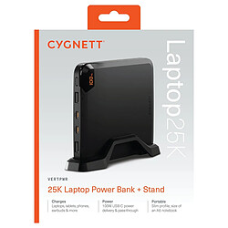 Cygnett Powerbank VertPWR 25 000mAh 100W Noir pas cher