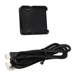 Station de charge magnétique - Pour Garmin Vivoactive Socle de charge compact - Câble USB de 100cm - Compatible avec Garmin Vivoactive
