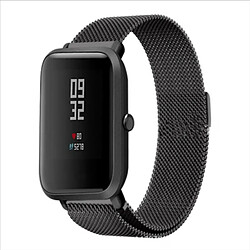 Huami Amazfit Bip BIT Youth - Bracelet en métal Bracelet en acier inoxydable - Facile à installer - Design élégant et confortable