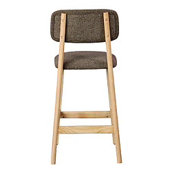 Avis Moloo lot de 2 tabourets de bar - Taupe
