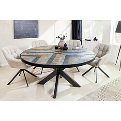 Mobili & Co TERRA LUXE Table ronde - Aspect pierre