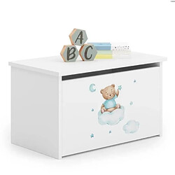 1001jouets Coffre de rangement Diane - Blanc