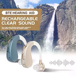 Aide auditive numérique rechargeable - Bleu