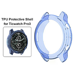 Coque antichoc pour TicWatch Pro 3 Étui de protection en TPU - Transparence au choix - Compatibilité TicWatch Pro 3 séries