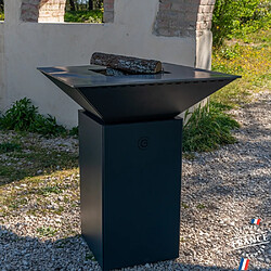 GRILL CHIC CEVENOL Double Cuve Aluminium - Brasero Noir