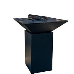 GRILL CHIC CEVENOL Double Cuve Aluminium - Brasero Noir