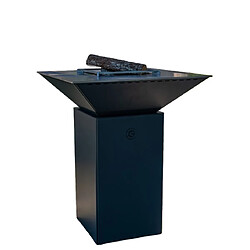 GRILL CHIC CEVENOL Double Cuve Aluminium - Brasero Noir