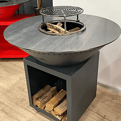 GRILL CHIC CLASSIQUE Double Cuve Acier - Brasero 103 cm