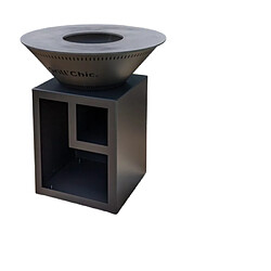 GRILL CHIC Set Brasero Printemps - CLASSIQUE Double Cuve Aluminum