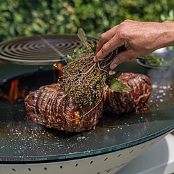 Avis GRILL CHIC TRADITIONNEL Double Cuve Aluminium - Brasero 103 cm