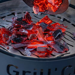 Acheter GRILL CHIC P'tit Grill Double Cuve Acier - Rouge