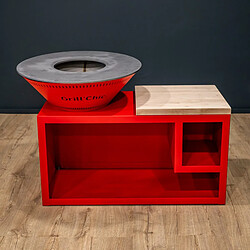 Acheter GRILL CHIC TRADITIONNEL Double Cuve Aluminium - Noir