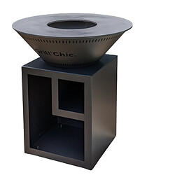 Grill Chic Classique Double Cuve Aluminium - Brasero Noir