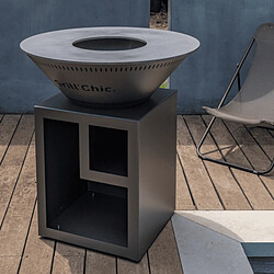 Grill Chic Classique Double Cuve Aluminium - Brasero Noir