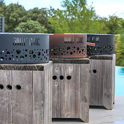 Grill Chic P'tit Grill Double Cuve Acier - Brasero Noir