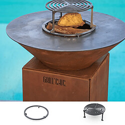 GRILL CHIC Découverte Auvergnat Simple Cuve Corten - Rond