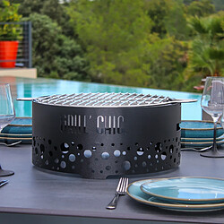 GRILL CHIC P'tit Grill - Barbecue Acier Noir