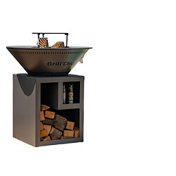 GRILL CHIC Classique Double Cuve Aluminium - Anthracite