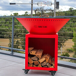 Avis GRILL CHIC Printemps Classique Double Cuve Acier - Rouge