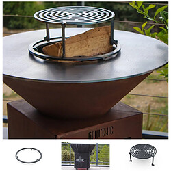 Grill Chic Set Brasero Printemps - Auvergnat Simple Cuve Corten