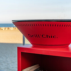 GRILL CHIC Set Brasero Découverte TRADITIONNEL - Imitation Corten pas cher