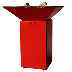 GRILL CHIC Cevenol Double Cuve Aluminium - Rouge