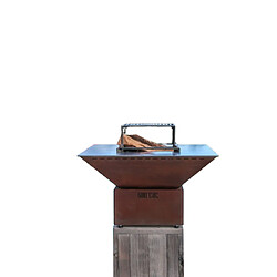 Grill Chic Mini Cévenol Simple Cuve Corten - Brasero Carré