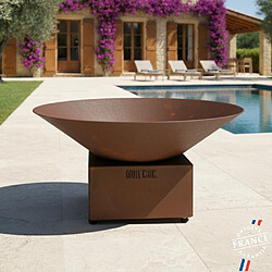 Grill Chic Cévenol Pool Simple Cuve Corten - Brasero Rond