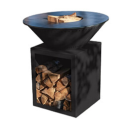 GRILL CHIC CLASSIQUE Double Cuve Acier - Noir