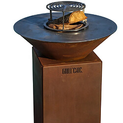 GRILL CHIC AUVERGNAT Simple Cuve Corten