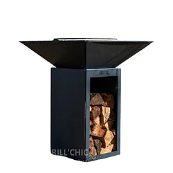 GRILL CHIC CEVENOL Double Cuve Aluminium - Rouge