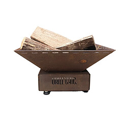 Grill Chic Mini Cévenol Simple Cuve Corten - Brasero Carré
