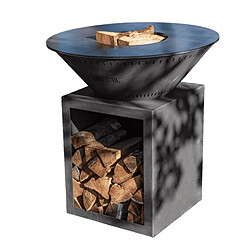 GRILL CHIC Classique Double Cuve Acier - Anthracite