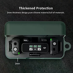 Étui microphone silicone - Vert foncé