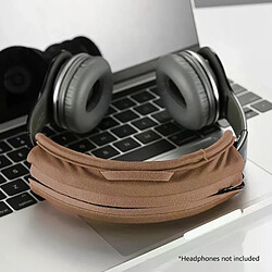 Bandeau protecteur casque audio - Marron