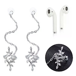 Boucles d'oreilles pour AirPods - Argent Boucles d'oreilles pour AirPods - en inox - accessoire de casque audio
