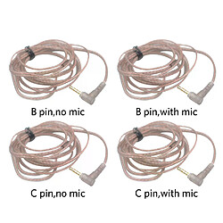 Câble audio torsadé KZ ZS10/ZSN - Noir