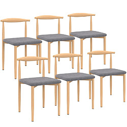 Idmarket market Chaises NOE - Lot de 6