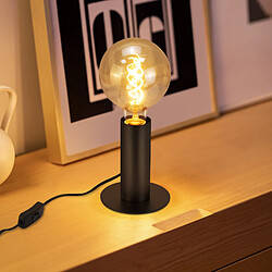 Acheter NETTLIFE lampe de chevet lampe de table vintage E27 noir MAX.40W rétro industriel